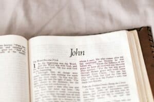 The book of John. A great place to start reading the bibile.
