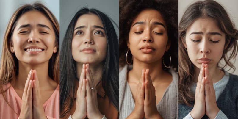 Different prayer postures